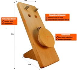Houten Hoofdtelefoonstandaard voor In-ear Hoofdtelefoons — thumbnail 4