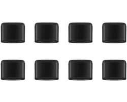 8-stuks Airfryer rubberen bumper -Rubberen kussen - Airfryer vervangend onderdeel - Airfryer vervangende rubberen kop - Gemakkelijk schoon te maken - Handige vervanging - Geschikt voor keuken- en airfryer bakplaten - Zwart