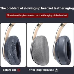 Rekbare hoofdtelefoonafdekkingen - 6 stuks wasbare hoezen voor 9 tot 11 cm hoofdtelefoons - Bescherm tegen vuil en stof — thumbnail 4