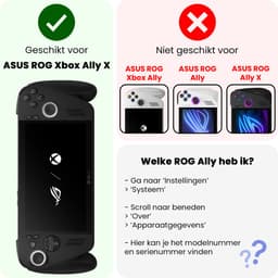 Screenprotector Geschikt voor Xbox Ally X Bescherm Glas Screen Protector — thumbnail 2