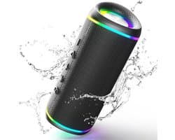 Krachtige Bluetooth Luidspreker met RGB-Licht - 30W Draagbare Muziekbox, IPX5 Waterdicht voor Feesten en Buitenactiviteiten