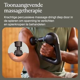 Diepweefmassagepistool voor Pijnverlichting - Elektrisch Percussiemassageapparaat met Bluetooth — thumbnail 2