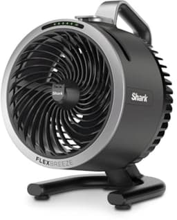 Krachtige Draagbare Ventilator met Verneveling, Stille en Duurzame Koeling voor Binnen en Buiten, Draadloos en Compact, Luchtstroom tot 20 Meter — thumbnail 2
