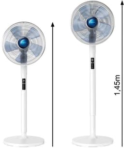 Stilstaanden Tipod Ventilator met 5 Snelheden en Automatische Oscillatie — thumbnail 2