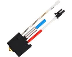 3D printer reserveonderdelen - 3D Printer Nozzles - V5 Hotend Extruder J-kop, Silicone Handvat, 0,4mm Nozzle, Geschikt voor diverse modellen