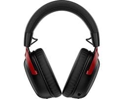 HyperX Cloud III S Wireless - Gaming Headset - Draadloos - Bluetooth & 2.4GHz - Spatial Audio - 120uur Batterij - PC/PS5/Switch2/Mobiel/Steamdeck - Zwart/Rood