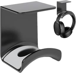 QTTVBTNA - Gaming Koptelefoonstandaard – Decoratieve Muurhouder & Hoofdtelefoon Haak met Plakstrip, Compacte Opbergoplossing, Ruimtebesparende Organizer voor Bureau, PC & Console Setup — thumbnail 5