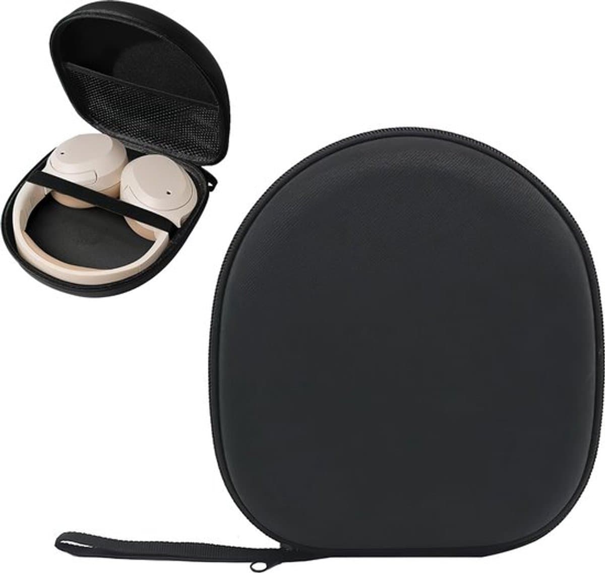 Daity Harde EVA hoofdtelefoon opbergdoos, waterdichte en schokbestendige opbergdoos, geschikt voor over-ear/on-ear Bluetooth Hifi gaming headsets, universeel type, geschikt voor de meeste merken — afbeelding 1
