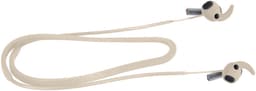 kwmobile Strap Compatible with Samsung Galaxy Buds 3 Pro - Silicone Cord Holder for Wireless Earphones - Beige — thumbnail 1