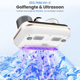 MrGoods Huisstofmijt Stofzuiger - Tapijt Reiniger - Bank & Matras Reiniger - HEPA Filter - Draadloos - Bed Reiniger Stofzuiger - Bacterie, Mijt & Schimmel Bestrijder - Zonder Zak — thumbnail 5