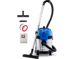 Multi II 22L Inox Stof- en waterzuiger voor huis, tuin en auto - Krachtige nat- en droogzuiger