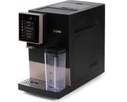 DOMO DO743K Volautomatische espressomachine - Geïntegreerde melkopschuimer – 1 touch bean-to-cup – Espresso – Americano – Lungo – Cappuccino – Latte macchiato – ARS pomp 19 bar
