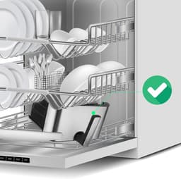 Grote luchtfriteuse met 8L capaciteit, 12 programma's en handmatige instelling, led-touch-display, vaatwasmachinebestendig — thumbnail 4