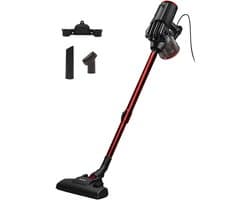 Krachtige 2-in-1 stofzuiger met zakloze technologie en 180° bewegingsvrijheid