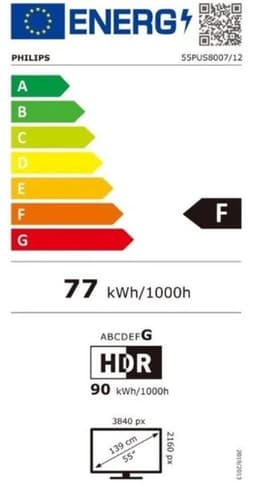 Philips 55PUS8007/12 - 55 inch - 4K LED - 2022 — thumbnail 2