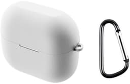 Telestore - hoesje geschikt voor Samsung Galaxy Buds3 FE / Buds 3 / 3 Pro soft case cover - wit - TPU hoesje Beschermhoes - Samsung Galaxy Buds3 FE / Buds 3 / 3 Pro Cover - Buds3 hoesje - gel hoesje met sleutelhanger — thumbnail 1