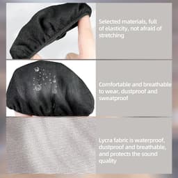 Rekbare Wasbare Hoofdtelefoonafdekkingen - Universeel en Waterdicht, Bescherming tegen Stof en Vuil 10 cm — thumbnail 3