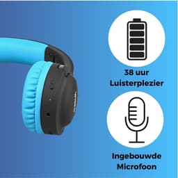 Koptelefoon kinderen met draad - Kinderkoptelefoon - Bedrade hoofdtelefoon - Veilig volume - School - Tablet - Laptop - Reizen - Muziek luisteren — thumbnail 4