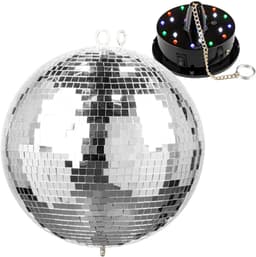 Discobal - BeamZ discobol 30cm inclusief motor met LED verlichting — thumbnail 2