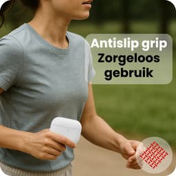 Hoes - Geschikt voor Apple Airpods Pro 3 - Siliconen Hoesje met Clip - Silicone Case Cover - Wit — thumbnail 5