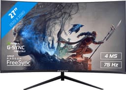 RAIDER - Full HD VA Curved 75Hz Gaming Monitor - 27 Inch — thumbnail 1