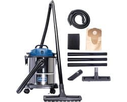 Krachtige Nat- en Droogzuiger met 1200 W Motor en 20 Liter Roestvrijstalen Reservoir