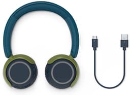 Philips 4000 series TAK4200CT/00 hoofdtelefoon/headset Draadloos Hoofdband Oproepen/muziek Bluetooth Blauw, Groen — thumbnail 5
