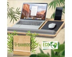 Ergonomisch Laptop Kussen met Muismat en Polssteun - Ideaal voor Thuiswerk, Bank en Bed