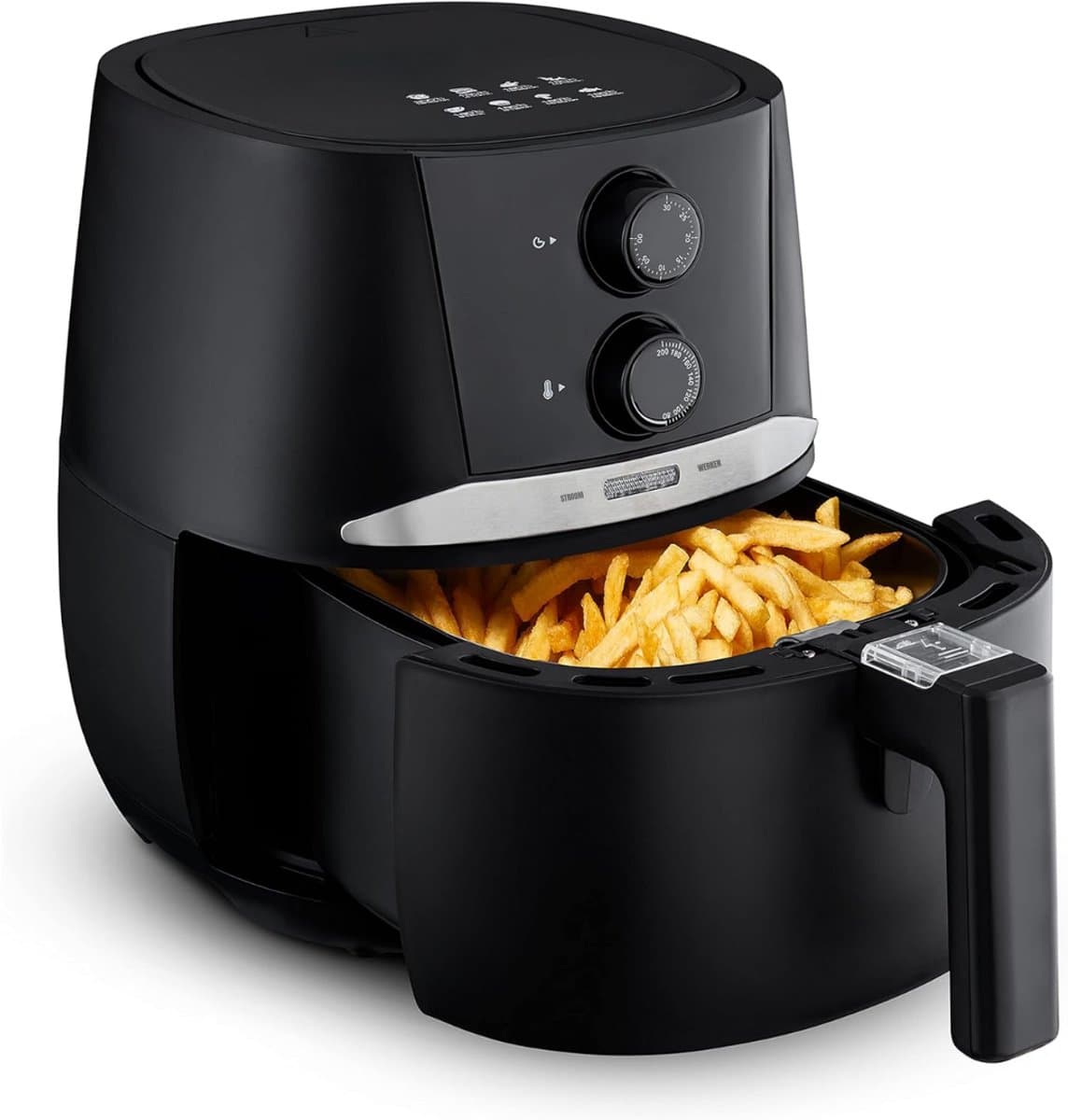 SCH® Mini airfryer - Airfryer - Airfryer klein - Zwart - ‎27cm x 27cm x 31cm — afbeelding 1