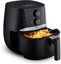 SCH® Mini airfryer - Airfryer - Airfryer klein - Zwart - ‎27cm x 27cm x 31cm — thumbnail 1