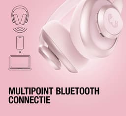 Fresh 'n Rebel Clam Blaze 2 – Draadloze Bluetooth Koptelefoon – 80 uur Speelduur – Inclusief App - Met volume wiel - Pastel Pink — thumbnail 7