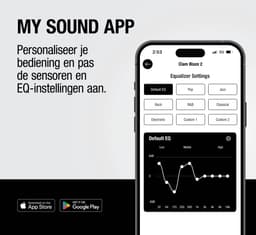 Fresh 'n Rebel Clam Blaze 2 – Draadloze Bluetooth Koptelefoon – 80 uur Speelduur – Inclusief App - Met volume wiel - Ice Grey — thumbnail 2