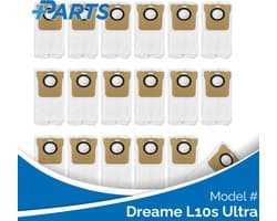 Dreame L10s Ultra Stofzakken (18 Stuks, Plus.Parts® alternatief voor RDB3)