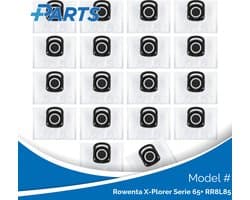 Rowenta X-Plorer Serie 65+ RR8L85 Stofzakken (18 Stuks, Plus.Parts® alternatief voor ZR200540)