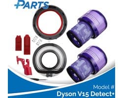 Dyson V15 Detect+ Onderhoudsset (Plus.Parts® alternatief voor 970013-02)