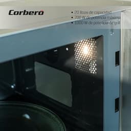 Magnetron met grill en gratineren, 700 W, 9 standen, snel ontdooien — thumbnail 1