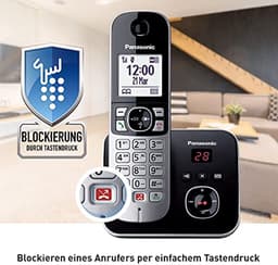 Draadloze telefoon met antwoordapparaat en dubbele handsets - Blokkeer ongewenste oproepen — thumbnail 3
