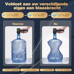 Draadloze Handstofzuiger 4-in-1 Mini Auto Stofzuiger Stofblazer 25.000 Pa Krachtige Zuigkracht Borstelloze Motor 6000mAh Batterij 1-touch Legen EVA-tas voor Auto en Thuis — thumbnail 5