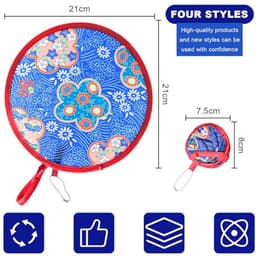 Pop-up Ventilatoren - 4 Stuks Vouwbare Handventilator voor Festivals, Verjaardagen en Bruiloften — thumbnail 5