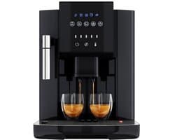 Volautomatische koffiemachine met melkopschuimer en conische koffiemolen | 1,8 liter waterreservoir | Voorverwarmfunctie | Touch display