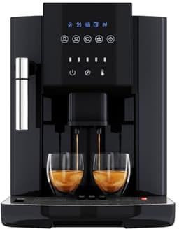 Volautomatische koffiemachine met melkopschuimer en conische koffiemolen | 1,8 liter waterreservoir | Voorverwarmfunctie | Touch display — thumbnail 1