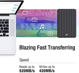 Externe SSD 1TB USB 3.1 Gen 2 - Draagbare en Schokbestendige Opslagoplossing — thumbnail 2