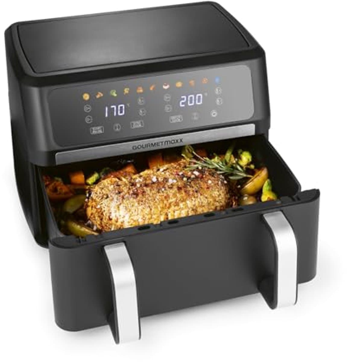 Airfryer 10L met Dual Zone en Touchscreen - Friteuse voor 8 Personen — afbeelding 1