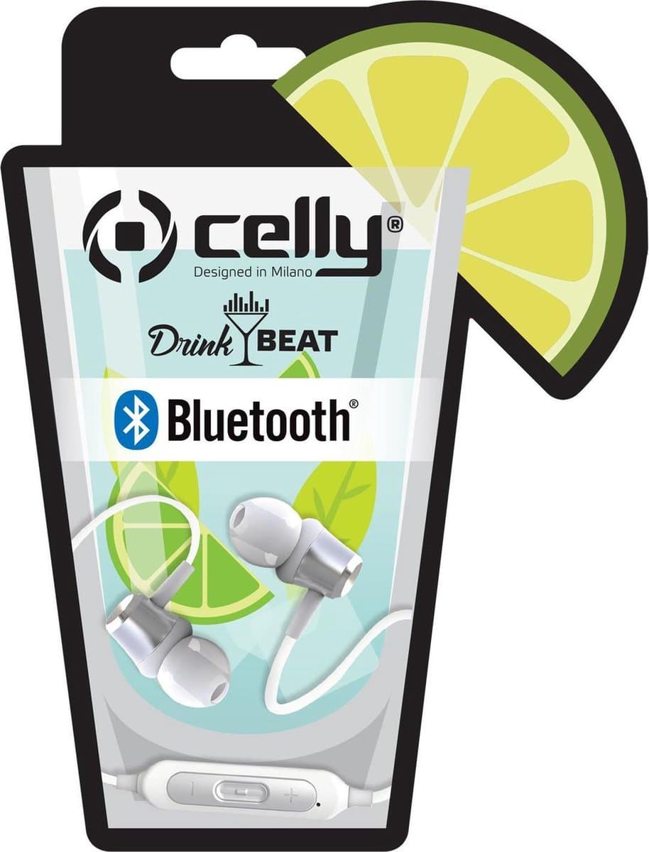 Celly - DrinkBeat In-Ear Koptelefoon Bluetooth - Kunststof - Multicolor — afbeelding 1