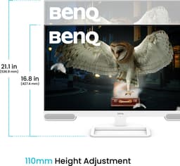 BenQ Monitor EW2790U 27” - 4K - 3840x2160 - Premium Beeldscherm met 95% P3 colour - AI Contrast technologie - ingebouwde 5W speakers - 1 USB Type-C - 3 x HDMI - Eye-Care — thumbnail 4