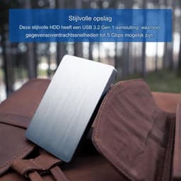 White-label Harde Schijf Extern - Draagbare - 1TB Opslag - Zilver — thumbnail 4