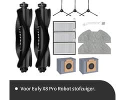 Onderdelen geschikt voor de Eufy X8 pro robotstofzuiger van Replacements - 13-delig