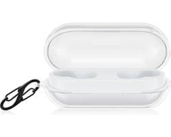 kwmobile Earphones Case for Sony WF-C500 Case - Clear TPU Silicone Earbuds Cover - Transparent — thumbnail 1