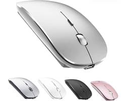 Ntech - Muis Draadloos - Draadloze Muis Laptop Zliver - Bluetooth Muis Draadloos - Ergonomisch - Laptop en gaming - Extra Stil