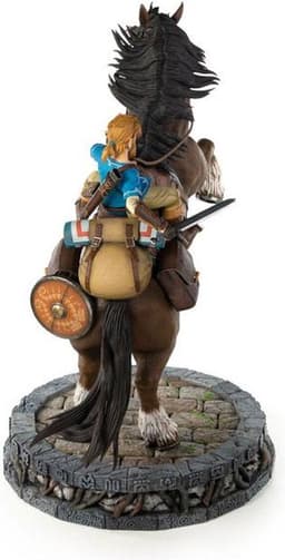 First 4 Figures - The Legend of Zelda: Breath of the Wild - Link te Paard Standbeeld 56cm — thumbnail 4